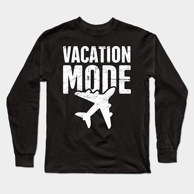 Vacation Mode Long Sleeve T-Shirt by Wizardmode